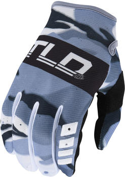 Troy Lee Designs GP Camo Motocross Handschuhe schwarz/grün-mehrfarbig