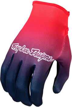 Troy Lee Designs Flowline Faze Motocross Handschuhe rot/blau