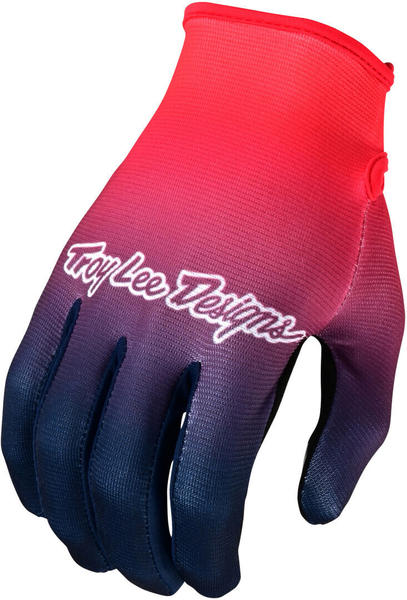 Troy Lee Designs Flowline Faze Motocross Handschuhe rot/blau