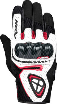IXON RS5 Air Motorrad Handschuhe schwarz/weiss/rot