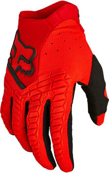 Fox Pawtector Motocross Handschuhe schwarz/rot