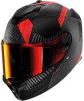 Shark HE1307E-DOA-XL, Shark Spartan GT Pro Dokhta Carbon Helm Schwarz Rot male