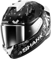 Shark HE0828EKUSXL, Shark Skwal i3 Hellcat, Integralhelm - Schwarz/Silber - XL