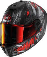 Shark Spartan RS Shaytan schwarz rot silber grau Gr. L 59/60