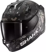 Shark HE0829E KUA-M, Shark Skwal i3 Hellcat Integralhelm M unisex Thermoplast schwarz