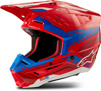 Alpinestars SM5 Helmet S24 Action 2 bright red/blue glossy