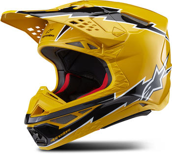Alpinestars Supertech M10 Helmet S24 Ampress black/yellow glossy