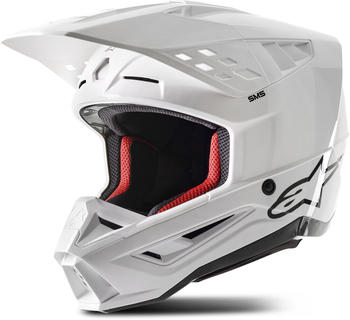 Alpinestars SM5 Helmet S24 Solid white glossy