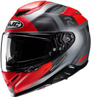 HJC 12667109, HJC RPHA 71 Cozad Helm Schwarz Grau Rot male