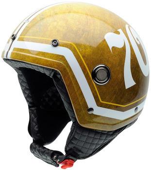 NZI Tonup Open Face Helmet Gelb