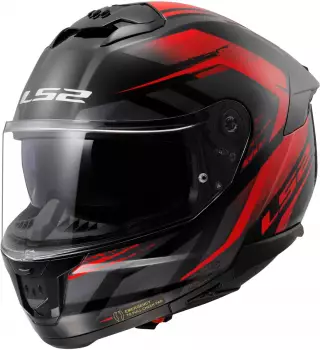 LS2 FF808 Stream II Fury black/red