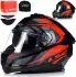 LS2 FF808 Stream II Fury black/red