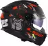 LS2 FF808 Stream II Angry Monkey matt black/red