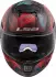 LS2 FF808 Stream II Jungle matt black/red
