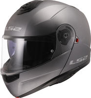 LS2 5690810073XL, LS2 FF908 Strobe II Solid Klapphelm Silber male