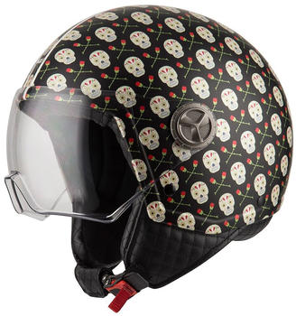 NZI Zeta 2 Open Face Helmet Schwarz