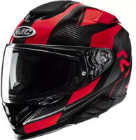 HJC 12730106, HJC RPHA 71 Carbon Hamil Helm Schwarz Rot male