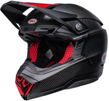 Bell MX-10 Spherical Satin black/red