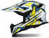 IXS 363 2.0 MX Helmet white matt/blue/yellow fluo