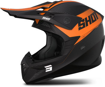 Shot Pulse Motocross Helmet Orange Matt