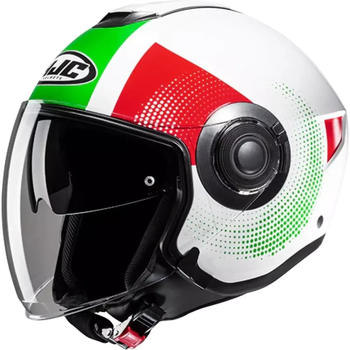 HJC i40N Pyle MC41 white/green/red