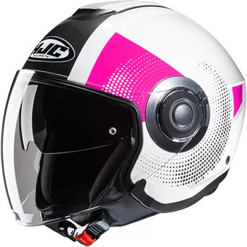 HJC i40N Pyle MC8 white/black/pink