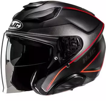 HJC F31 Ludi MC1SF black/red