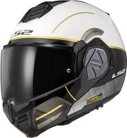 LS2 569063612XS, LS2 FF906 Advant Iron Klapphelm Schwarz Weiss male