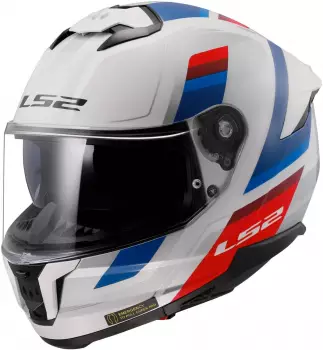 LS2 FF808 Stream II Vintage white/blue/red