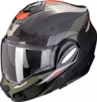 Scorpion Exo-Tech Evo Carbon black/green