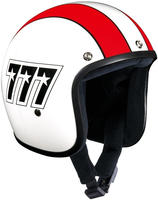 Bandit 777 Jet Helm (ohne ECE) unisex (Wei&szlig;/Rot/Schwarz)