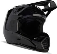 Fox Racing V1 Solid Helmet - Matte Black - XL (61 - 62 cm) Schwarz