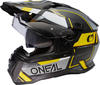 O'Neal DSRS-081, O'Neal D-Series Square Motorrad Helm schwarz/gelb/grau 2024...
