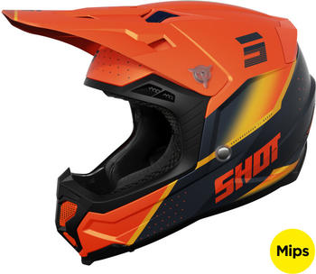 Shot Core Honor Motocross Helmet orange matt