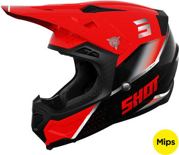 Shot Core Honor Motocross Helmet red pearly