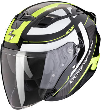 Scorpion EXO-230 Pul Open Face Helmet black/neon yellow