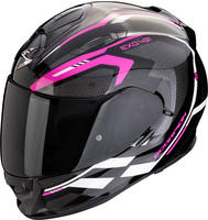 Scorpion 48-450-334-04, Scorpion EXO-491 Kripta, Integralhelm - Schwarz/Pink/Wei&szlig; -