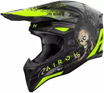Airoh Wraaap Darkness matt black/neon yellow
