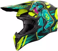 Airoh WRC31XXL, Airoh Wraaap Cyber Motocross Helm Blau Gelb male