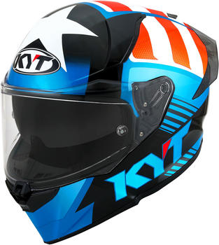 KYT Helmet R2R Straight Blue/Black/Red
