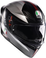 AGV 2118394001-034-L, AGV K1 S Lap S25, Integralhelm - Matt Schwarz/Grau/Rot - L
