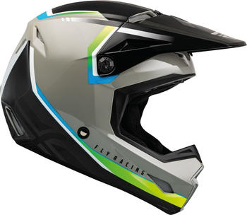Fly Racing Kinetic Vision Youth MX Helmet grey/black