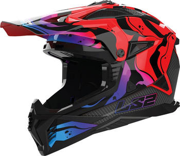 LS2 MX708 Fast II Wash red/black