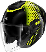 Shark HE8260E-KYS-M, Shark RS Jet Stride Jethelm Schwarz Gelb male