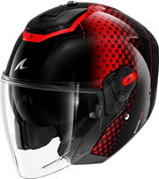 Shark HE8260EKRAS, Shark Rs Jet Stride Open Face Helmet Rot,Schwarz S Black / Red /