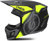 Oneal 0625-273, Oneal 3SRS Vision Motocross Helm Schwarz Gelb male