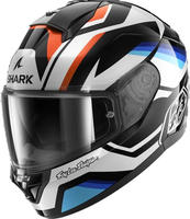 Shark HE1111-KWB-M, Shark Ridill 2 Apex Full Face Helmet Mehrfarbig M Black / White /