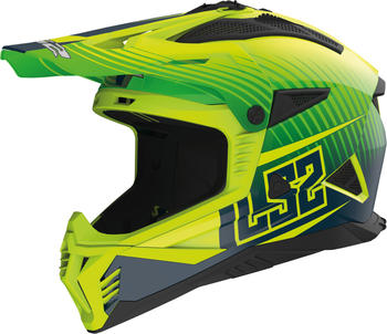LS2 MX708 Fast II Duck H-V matt yellow/green