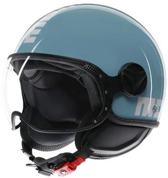 Momo FGTR Classic Jet Helmet E2206 Candy blue sky/white