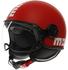 matt red/white